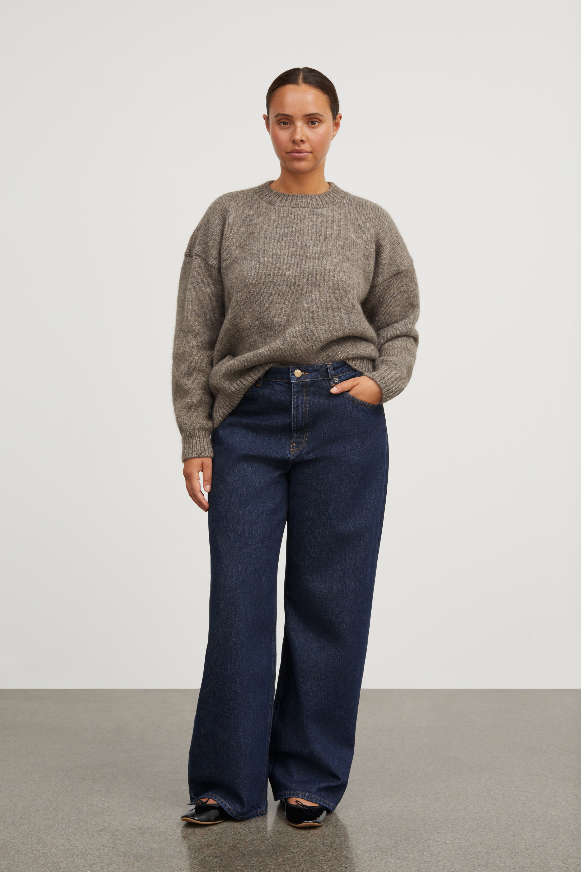 Skall Studio Lucy Knit Knit Light brown